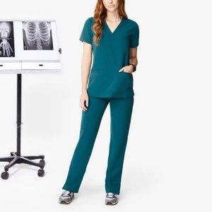 *SOLD* (XXS/PETITE) FIGS SCRUBS CARRIBEAN BLUE SET